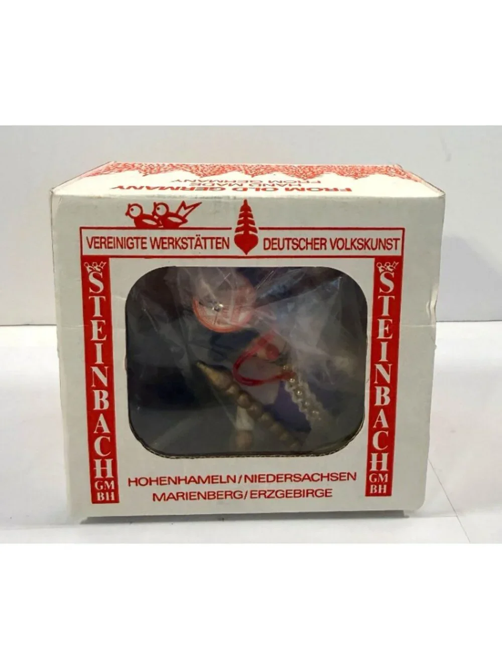 Vintage Steinbach Germany Wooden Royal King Christmas Ornament
